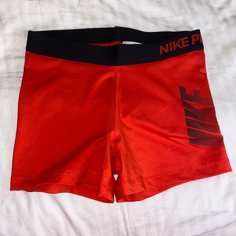 Red & Black Nike Pro Spandex